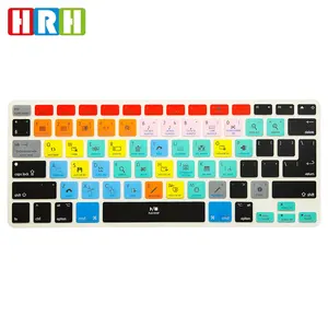 BSCI Factory PS Serato DJ VIM Function Hotkey Shortcut keyboard cover Silicone skin for macbook pro 13 15 17 keyboard skin