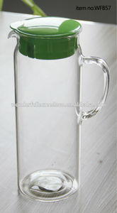 orien pyrex de altura de <span class=keywords><strong>la</strong></span> botella de vidrio con tapa de plástico para bebidas o té - Product Image 1