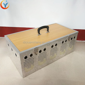 5 delik güvercin üreme kafesi/yarış güvercin kafes besleyici paslanmaz çelik taşıma kutusu - Product Image 2