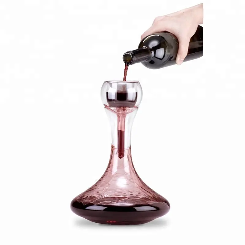 Youpin aimo07 — carafe géante ronde et Unique, cristal magique, vin et whisky, avec aérateur