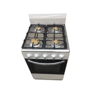 Commercial 4 Burners Gas Cooking Range Cooker Kitchen Equipment With Gas Electric Oven