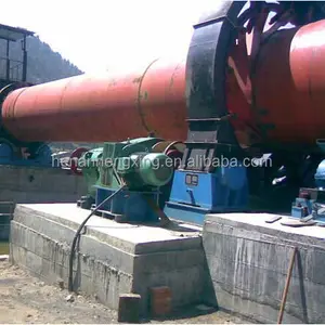 Kokas minyak bumi Kalsinasi Rotary Kiln Kecil