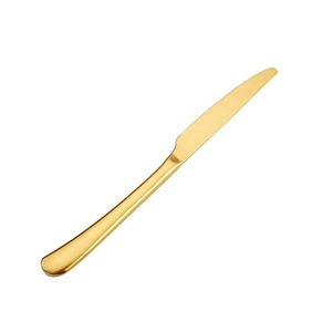 Produits en gros très vendus, ensemble de couverts en or clair, couteau, fourchette, cuillère, pour mariage - Product Image 3