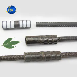 Building Connecting Reinforcing Bar Couplers Grip Mechanical Rebar Splicing Cold Pressing Rebar Connector