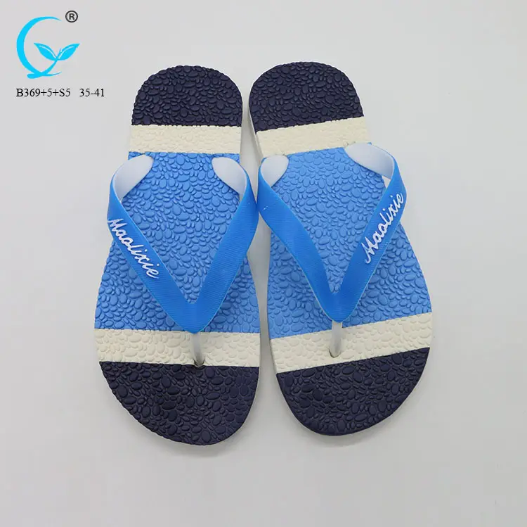 Men breathable flip flops printed new style fancy chappals for man nude beach slippers