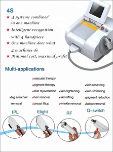 ADSS 4 in 1 Elight multifunzionale OPT IPL Laser di depilazione della pelle ringiovanimento/nd Yag tatuaggio/pelle che stringe - Product Image 2