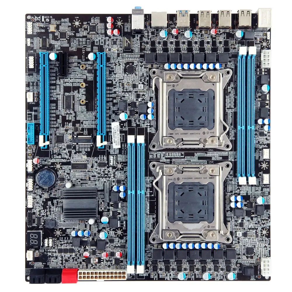 Esonic เมนบอร์ด X79ประสิทธิภาพสูง,เกมมิ่ง LGA2011 * 2รองรับโปรเซสเซอร์ Intel Xeon สองตัวแรมตั้งโต๊ะ Ddr3 * 2 MIRCO-ATX