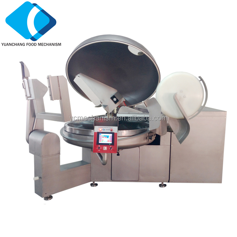 ZKZB-420 вакуумный высокоскоростной крутящейся куттер и колбаса мяса разделочная машина