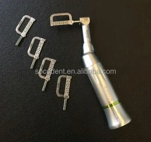 नई दंत endodontic ऊपर और नीचे के लिए 4:1 कॉन्ट्रा कोण handpiece के साथ स्थानांतरित ऑटो अलग करना बर और शासक