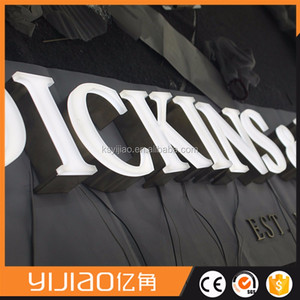 rotulo <span class=keywords><strong>en</strong></span> volumen corporeo luz frontal <span class=keywords><strong>en</strong></span> LED antiagua uso exterior e interior para locales comerciales y edificios - Product Image 3