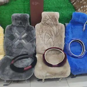 Tampas de almofada para assento de carro, china, atacado, moda, curta, australiana, lã