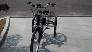 250W électrique <span class=keywords><strong>personne</strong></span> âgée <span class=keywords><strong>3</strong></span> roues tricycle cargo <span class=keywords><strong>pour</strong></span> handicapés famille cargo vélo trike GW-7019E livraison vélo - Product Image 5
