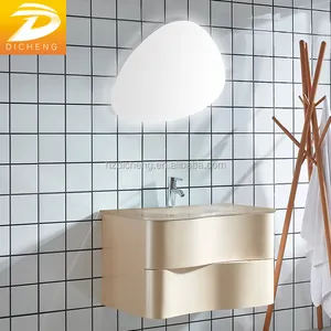 Vanité de salle de bains en PVC, imperméable, LED scintillant, haut de gamme, bon marché, vente en gros, 1b/32