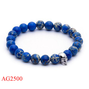 2016 vente chaude <span class=keywords><strong>grosse</strong></span> perle bracelet de mode pierre naturelle perle bracelet, boutique en ligne hommes bracelet - Product Image 2