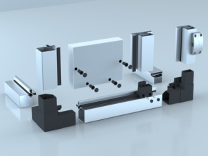 Tốt kín <span class=keywords><strong>AHU</strong></span> khung nhôm hồ sơ cho xử lý không khí Đơn vị nhiệt phá vỡ đùn hồ sơ - Product Image 3