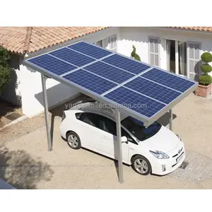 China Suppliers Aluminum Solar Panel Mounting Double Car Carports