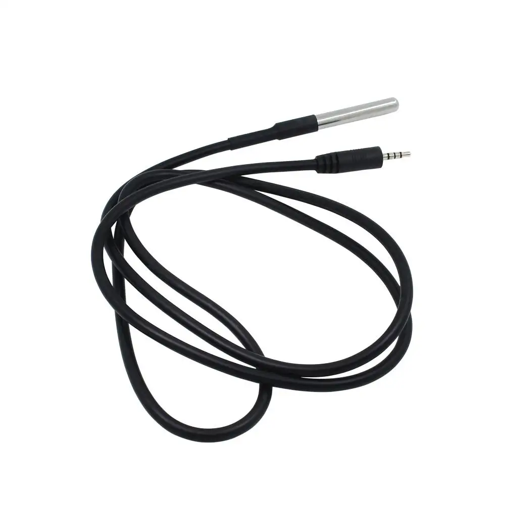 Dallas Original DS18B20 Digital Temperature Sensor With 3.5mm Audio Plug For Temperature Controller