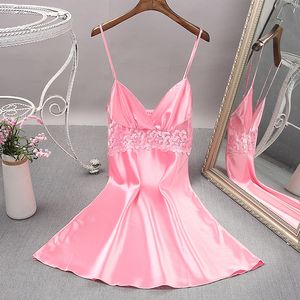 Sexy ragazze Con Scollo A V del merletto della spalla-cinghie vestito <span class=keywords><strong>da</strong></span> slittamento vestito <span class=keywords><strong>da</strong></span> <span class=keywords><strong>notte</strong></span> delle donne <span class=keywords><strong>camicia</strong></span> <span class=keywords><strong>da</strong></span> <span class=keywords><strong>notte</strong></span> in <span class=keywords><strong>raso</strong></span> - Product Image 5