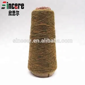 High quality Multicolor 1/6.5 NM Spray yarn wool blended yarn for knitting
