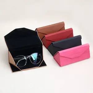 便携式轻型三角折叠眼镜盒眼镜盒太阳镜保护盒