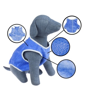 En gros Bleu D'été <span class=keywords><strong>Pas</strong></span> Cher Refroidissement Cool <span class=keywords><strong>Pour</strong></span> Animaux De Compagnie <span class=keywords><strong>Chien</strong></span> Gilet Manteaux Vêtements Vêtements - Product Image 1