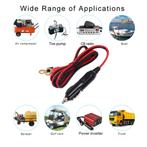 Auto Starthilfe Kabel klemme Öse O 12V/24V Armatur Stecker Auto Power Zigaretten anzünder Stecker Adapter - Product Image 2