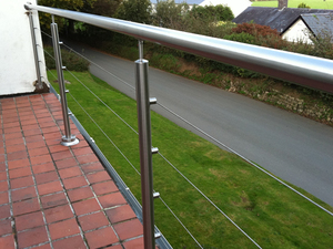 Modern Design Ms Pipe <strong>Railing</strong> Stainless <strong>Steel</strong> <strong>Railing</strong> Design - Product Image 2
