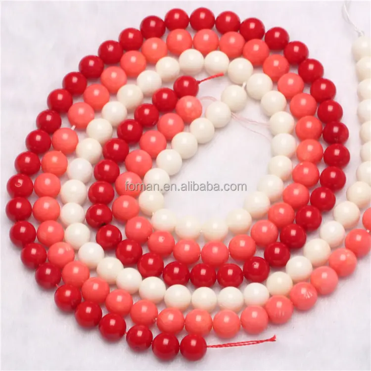 8mm white round natural white coral beads white gemstone beads