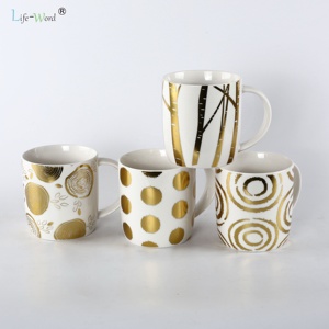 Taza de porcelana de cerámica personalizada con tapa, tazas de café turcos reutilizables - Product Image 4