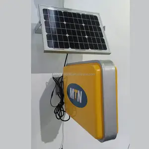 Наружный световой короб на солнечной энергии с печатью логотипа с завода