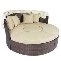 Tarrington House Gartenmöbel Outdoor Rattan Rundbett Sofa-Set