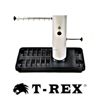 Machine à cordage de raquettes REX Precision 550 Silver fabriquée à Taïwan avec un ensemble d'outils pour le tennis et le badminton