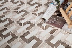 Piastrelle a getto d'acqua <span class=keywords><strong>digitale</strong></span> in legno fortezza a grana leggera in marmo per pavimento e decorazione murale fornitore della Thailandia - Product Image 6