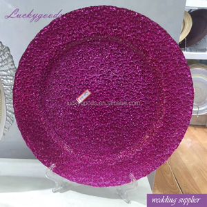 LCK127 Luckygoods Piatto in <span class=keywords><strong>Vetro</strong></span> con Bordo Dorato, Piccolo MOQ, Piatti Dorati per Matrimoni, Servizio di Piatti di Tutte le <span class=keywords><strong>Dimensioni</strong></span>, Vendita all'Ingrosso - Product Image 5