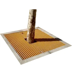 Professional Manufacturer Fiberglass Tree Grating With Clips