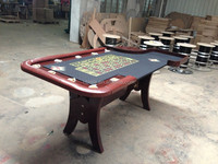 84 Zoll Luxus Casino-Stil Roulette-Pokertisch