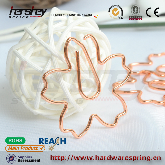 2017 Новый дизайн, зажим для бумаги с цветком из розового золота