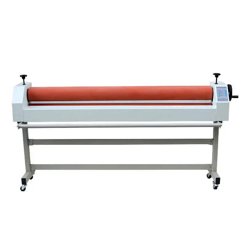 WD-TS1600 ) manual handle or electric by foot pedal electric cold roll laminator