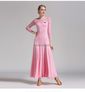 <span class=keywords><strong>Pas</strong></span> <span class=keywords><strong>cher</strong></span> Femmes Filles <span class=keywords><strong>Noir</strong></span> Rouge Longue Robe De Danse de Bal Pratique - Product Image 6
