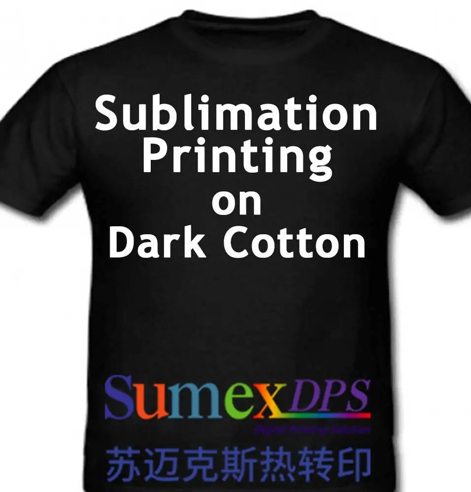 Сублимационная темная цветная струйная футболка, теплопередающая виниловая бумага 180 г/м2