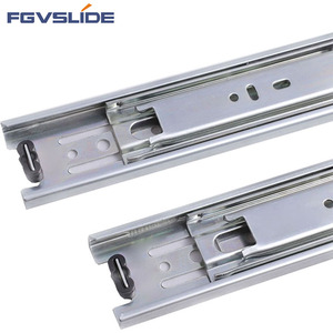 FGVSLIDE 45Mm Mở Rộng Đầy Đủ 3 Lần Đồ Nội Thất Phần Cứng Ball Bearing Drawer <span class=keywords><strong>Slides</strong></span> Cho Tủ Bếp - Product Image 6