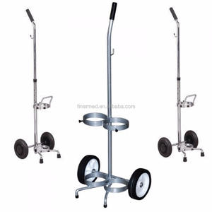 <span class=keywords><strong>รถ</strong></span><span class=keywords><strong>เข็น</strong></span><span class=keywords><strong>ถัง</strong></span><span class=keywords><strong>ออกซิเจน</strong></span>แบบพกพาปรับระดับได้สำหรับโรงพยาบาล - Product Image 2