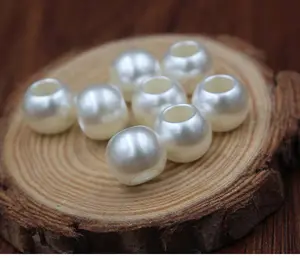 Kunststoff perlen perlen mit großem Loch zum Dekorieren