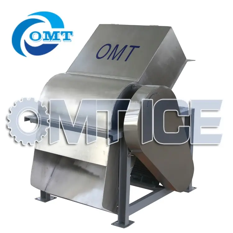 OMT Block Ice Crusher Machine für Crushing 5-100kg Ice Block