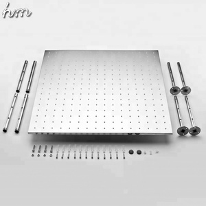 Bathroom Accessories 24 " ( 600x600mm ) High Flow LED Color Change Industrial Showerhead 304 Stainless Steel Rain Shower - Product Image 5