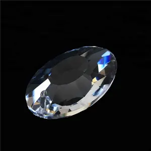 clear 76mm earring K9 crystal lighting lamps chandelier pendants for baccarat chandelier party wedding home ceiling lamp decor