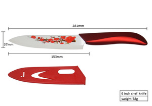 Hot Selling Top Quality Flower <strong>Ceramic</strong> Kitchen <strong>Knife</strong> <strong>Set</strong> - Product Image 2