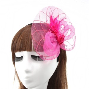 طوق رأس مزين بالريش لحفلات الزفاف على الموضة - Product Image 2