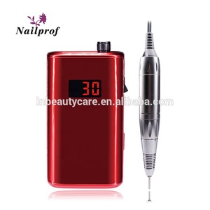 Satılık! Nailprof güzellik tırnak salonu kablosuz tırnak matkap şarj edilebilir manikür matkap ucu makinesi kullanımlık seramik zımpara uçları - Product Image 5