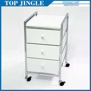 Carrito útil de madera Mdf de 4 niveles con cajones - Product Image 4